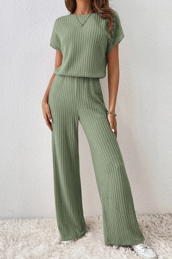 Green Wide Leg Jumpsuit