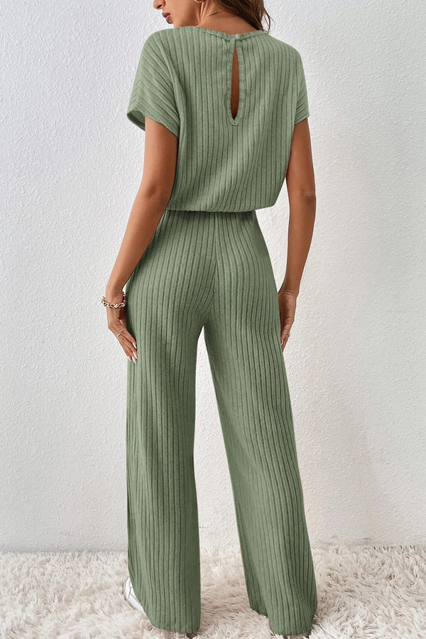 Green Wide Leg Jumpsuit