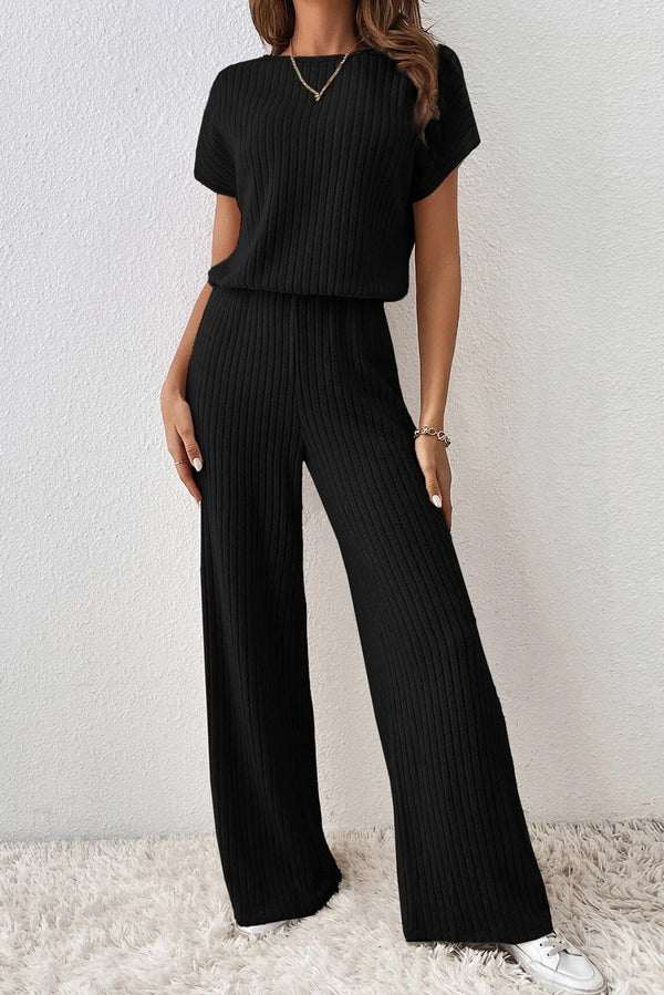 Black Wide Leg Jumpsuit