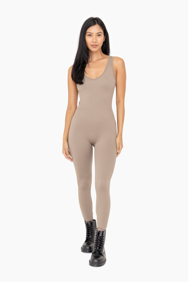 Tan Catsuit/Bodysuit