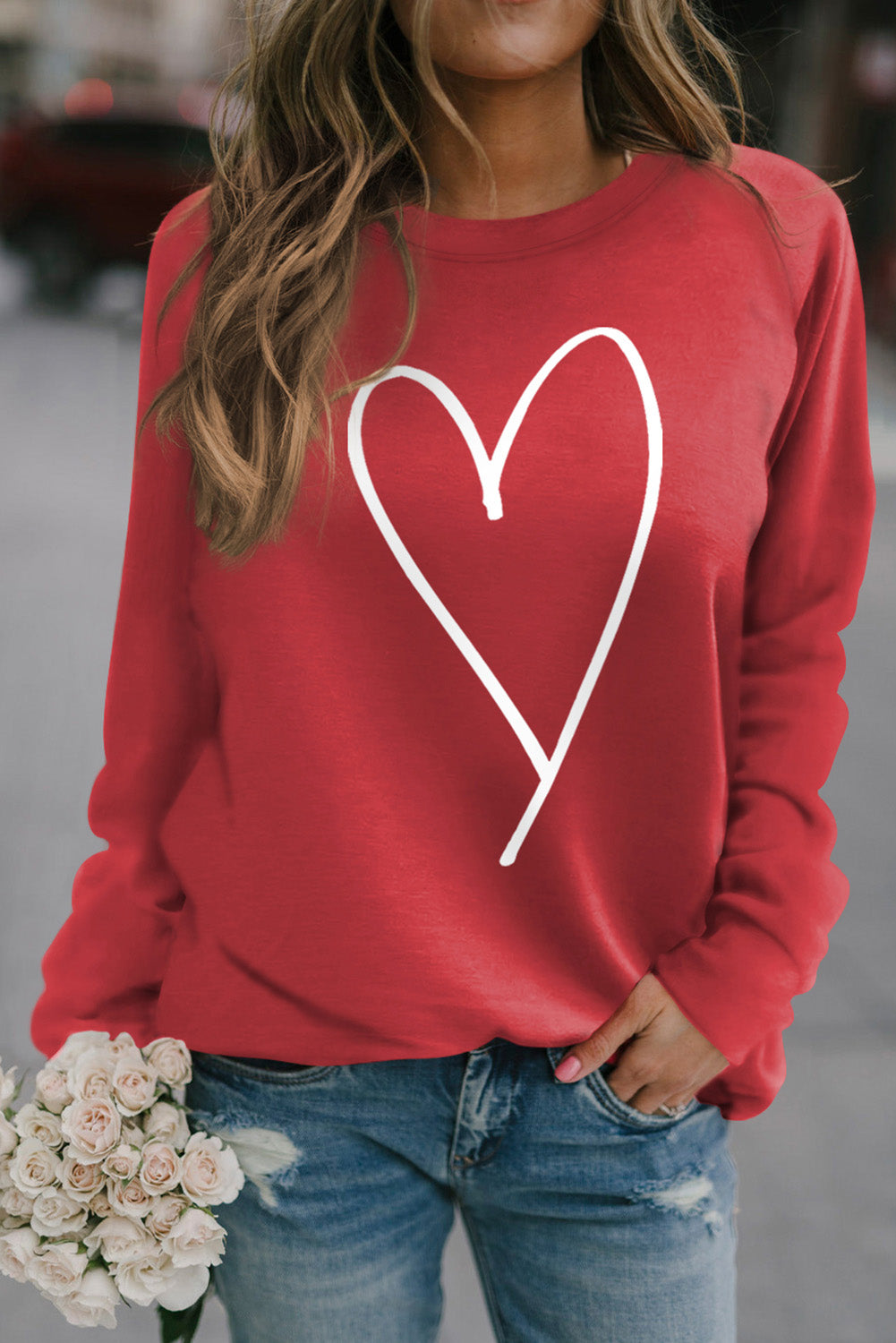 Red Heart Sweatshirt